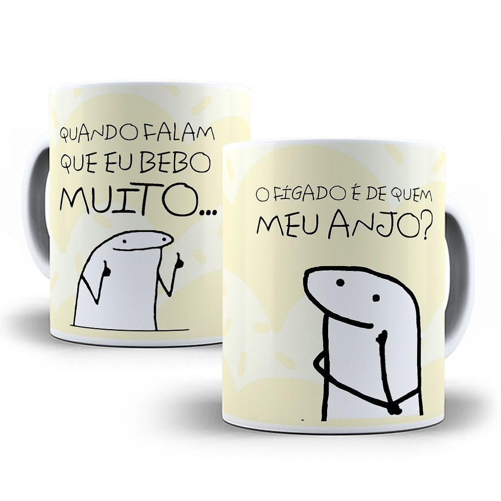 Miniatura: - Canecas Porcelana Flork Meme Modelos (1 ao 15)