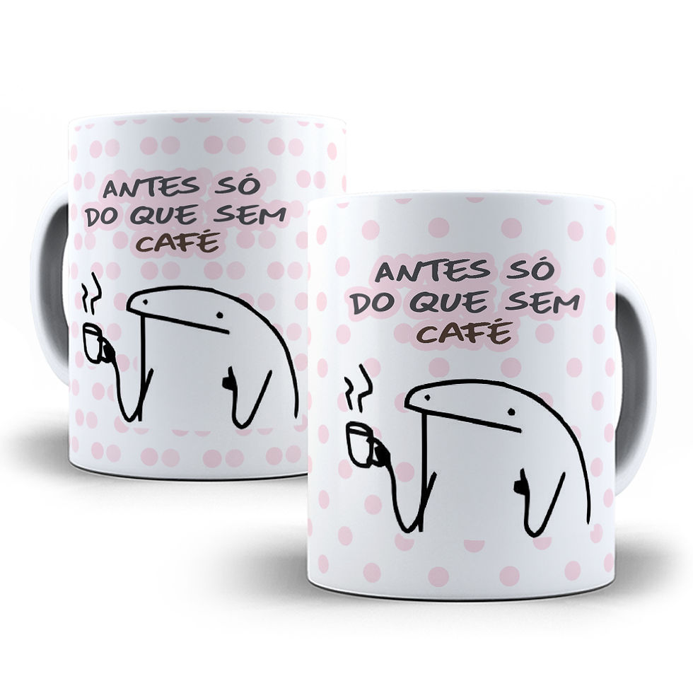 Miniatura: - Canecas Porcelana Flork Meme Modelos (1 ao 15)