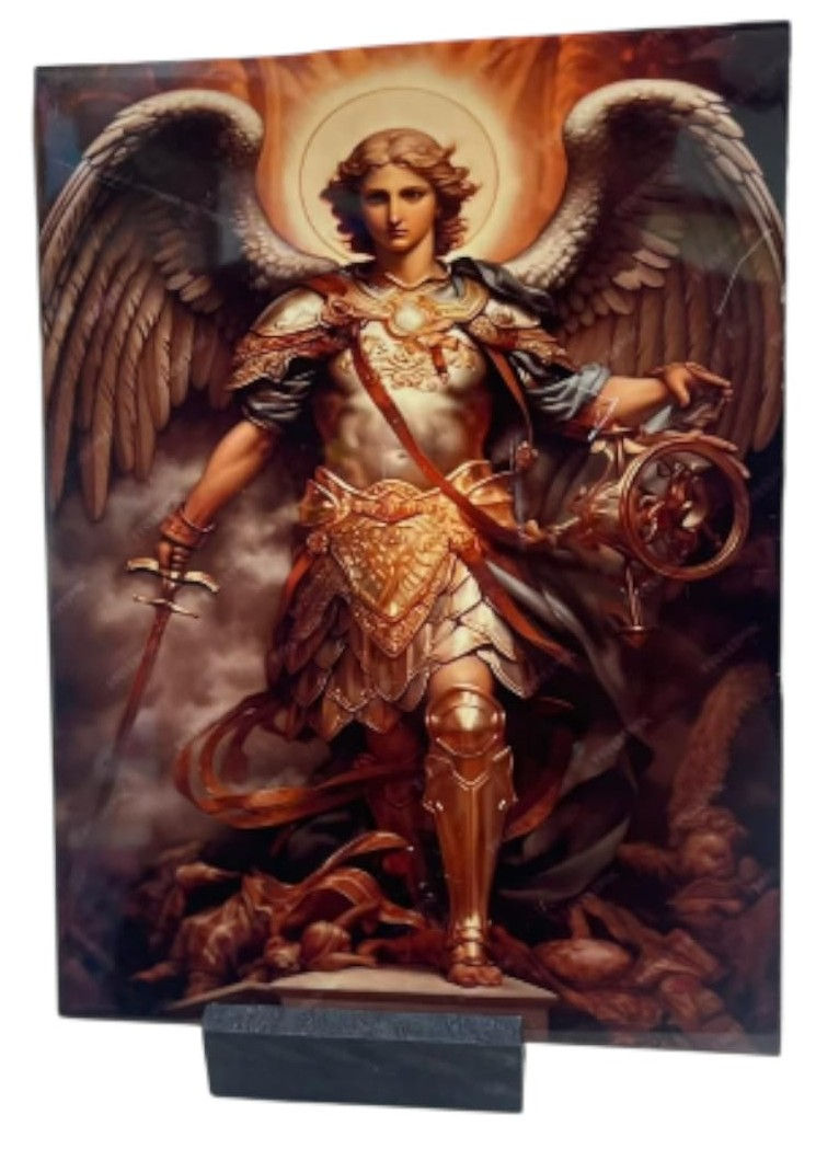 - Azulejo Personalizado São Miguel Arcanjo 15x20 Com Suporte