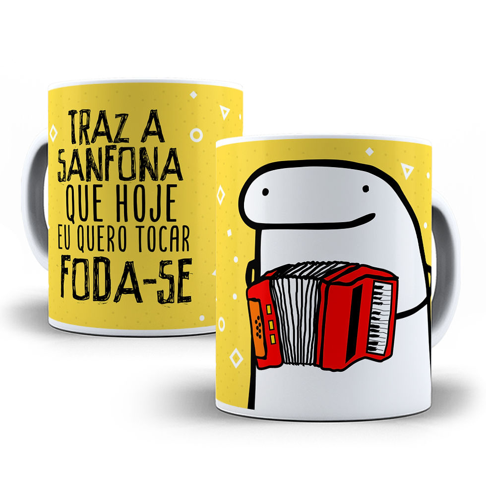 Miniatura: - Canecas Porcelana Flork Meme Modelos (31 ao 45)