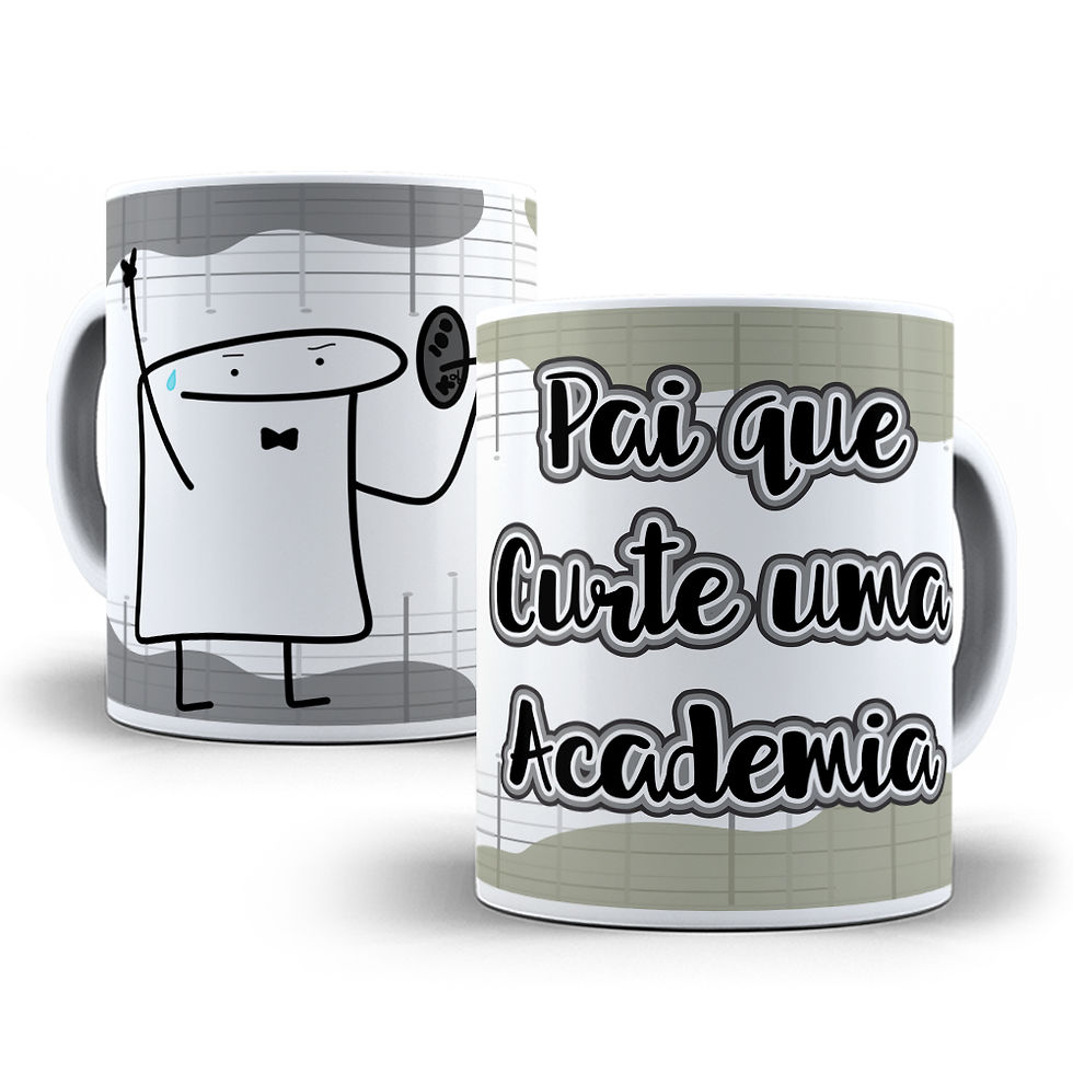 Miniatura: - Canecas Porcelana Flork Dia dos Pais