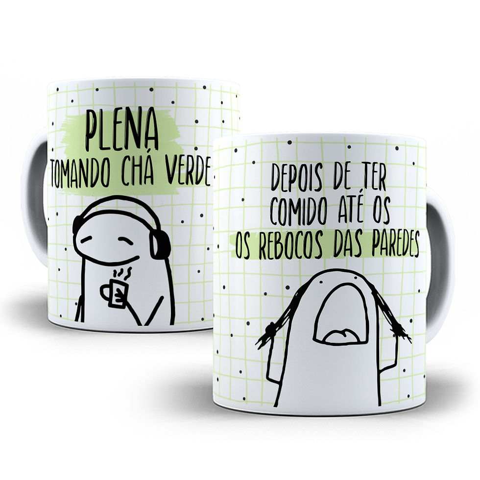 Miniatura: - Canecas Porcelana Flork Meme Modelos (31 ao 45)