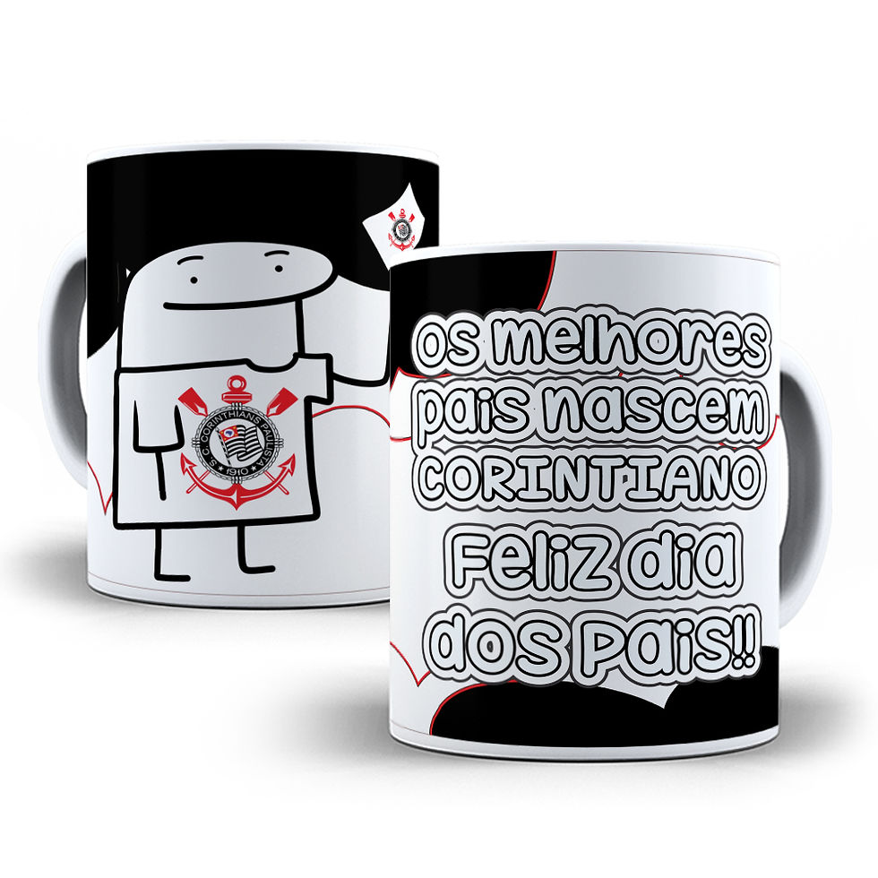 Miniatura: - Canecas Porcelana Flork Dia dos Pais