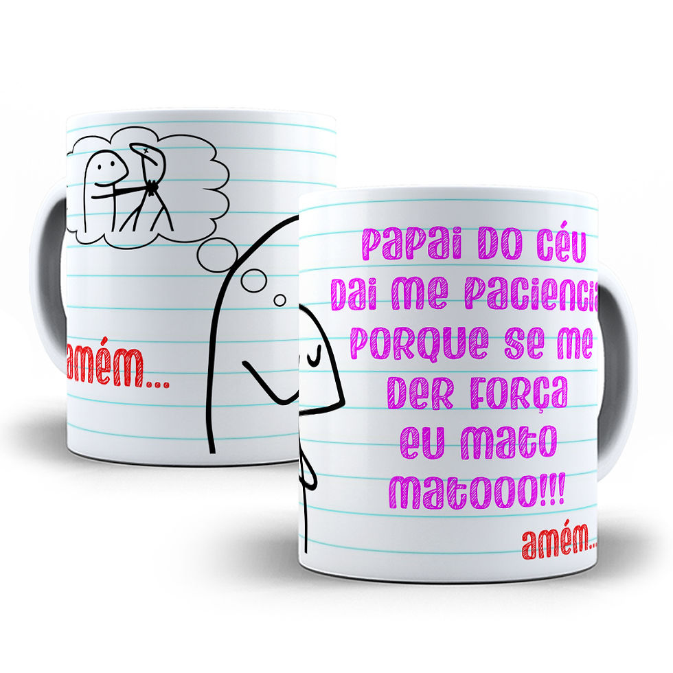 Miniatura: - Canecas Porcelana Flork Meme Modelos (61 ao 71)