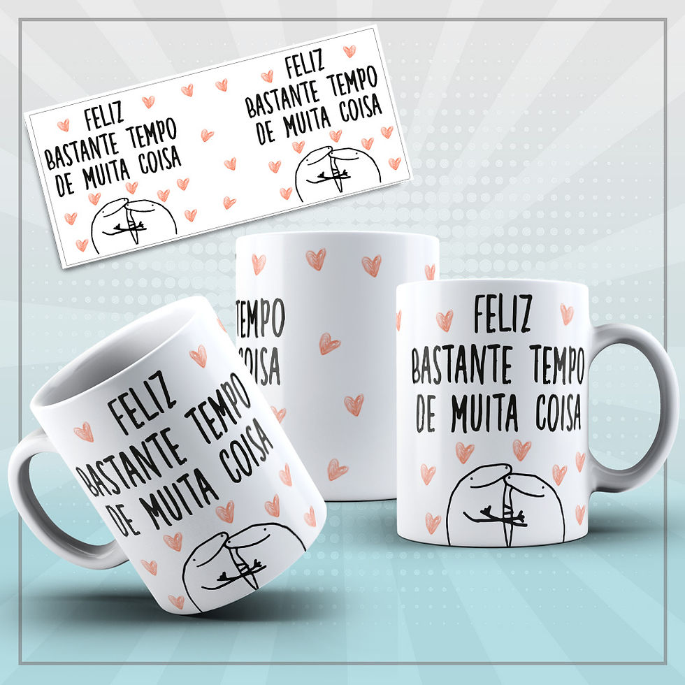 Miniatura: - Canecas Porcelana Flork Dia dos Namorados 2