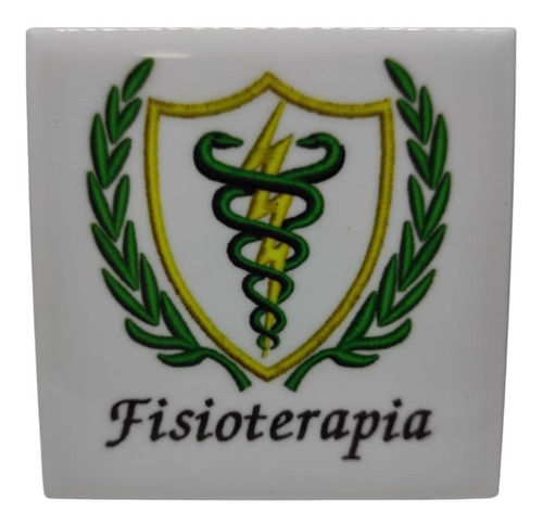 - Azulejo Personalizado Profissões Fisioterapia Ímã 7,5x7,5