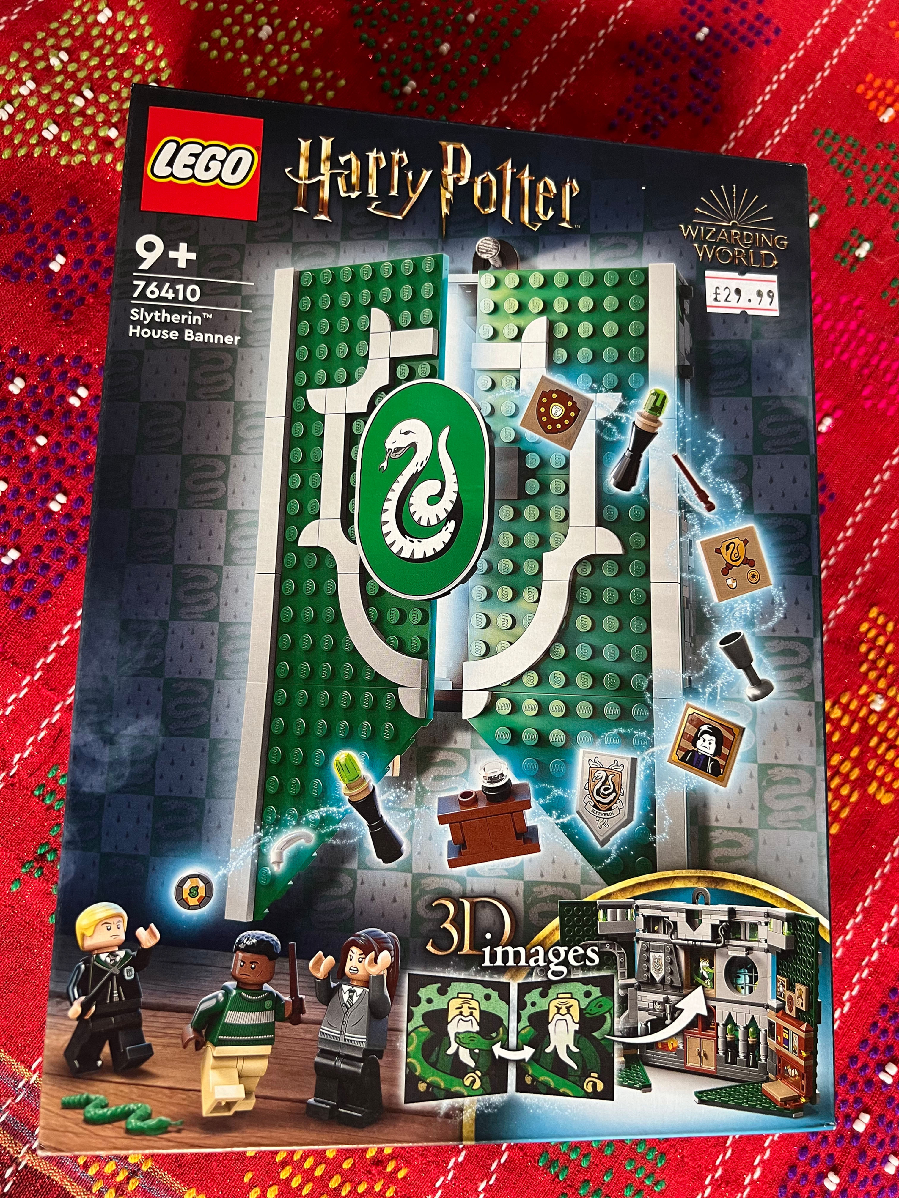 LEGO HARRY POTTER SKYTHERIN HOUSE BANNER