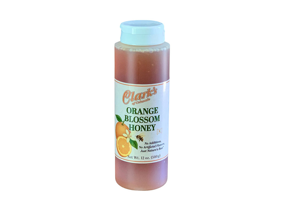 Thumbnail: ORANGE BLOSSOM HONEY 12 oz. Squeeze Bottle ~ Kosher