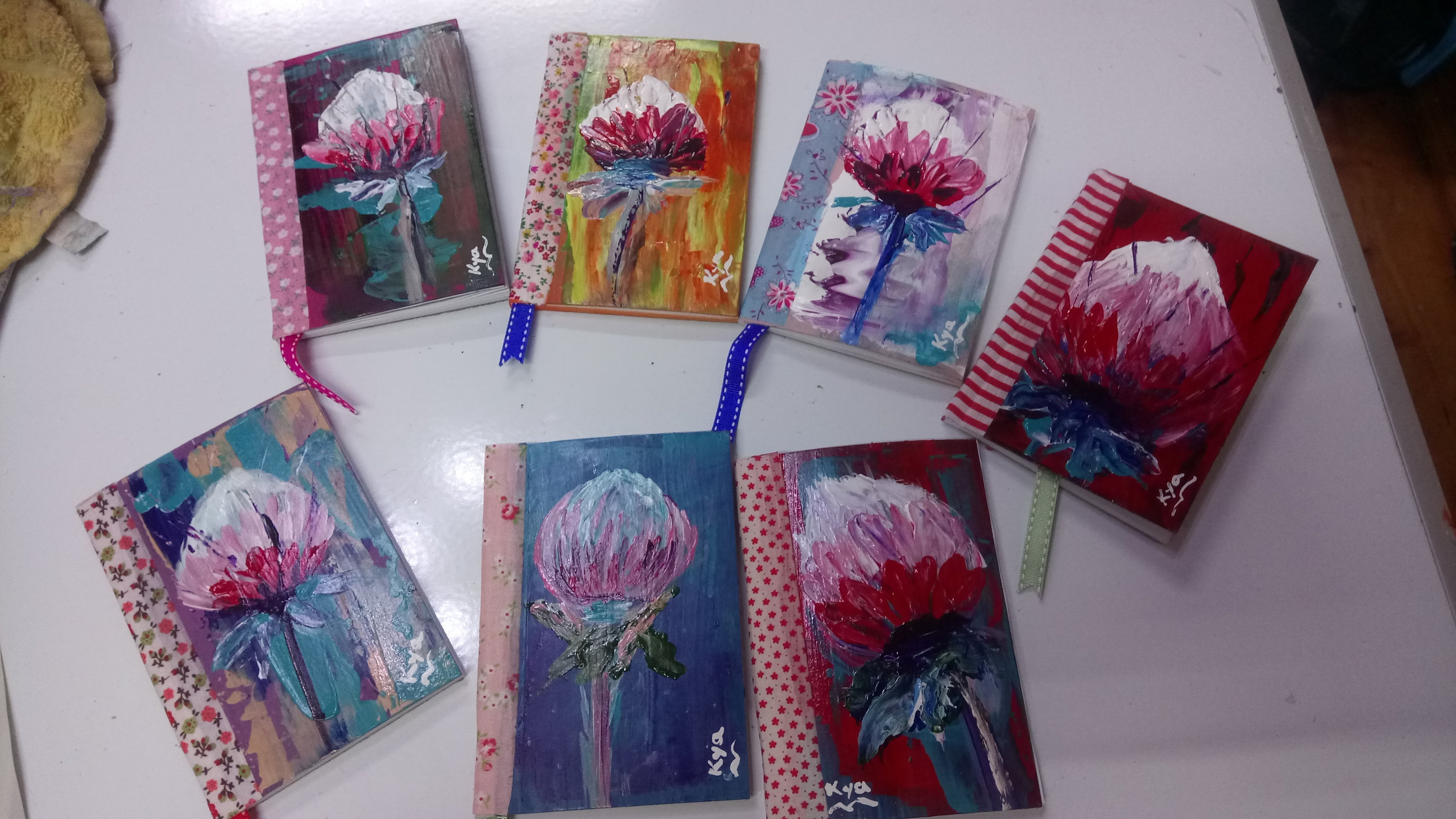 Hand Painted Pocket size Notebook
