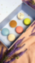 box of 6 macarons