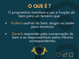USUFRUTO: O QUE É?