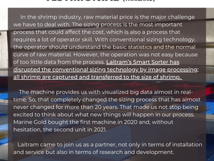 The value of real-time data_ Marine Gold Products Testimonial