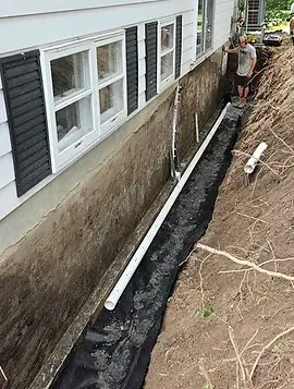Installation de drain français_Groupe G. Lafrance