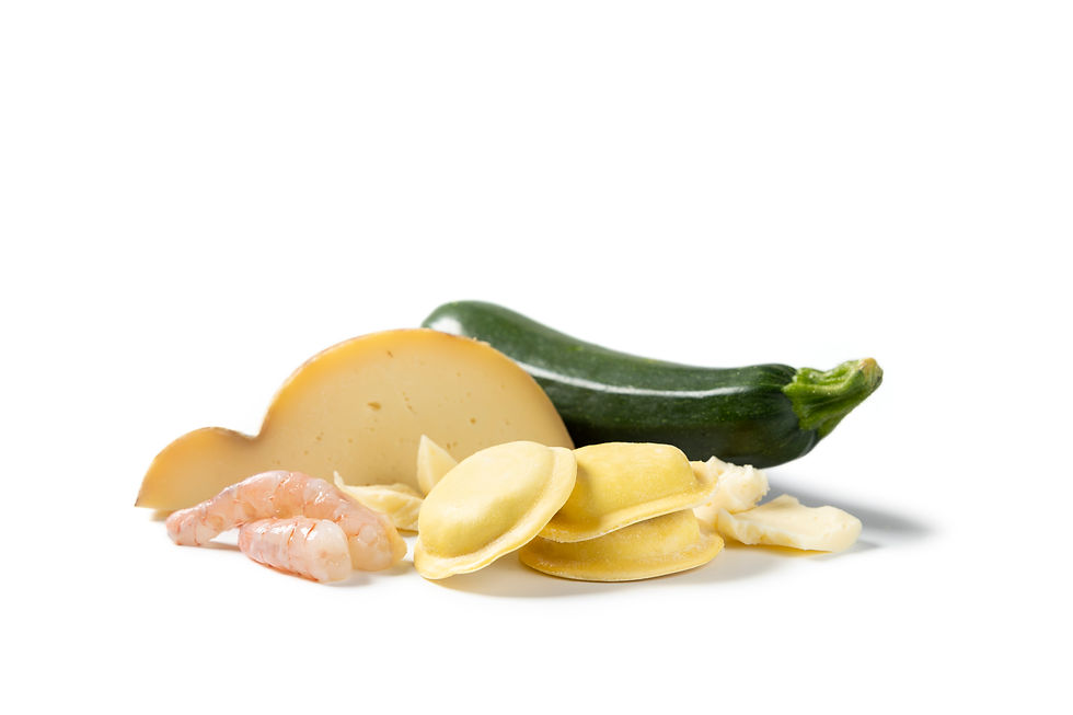 Ravioli Courgette & Shrimp (Zucchine e Gamberetti)