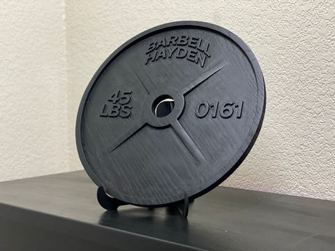 CNC Weight Plaque