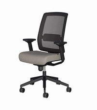 Cadeira ergonômica Tess para escritórios preta - Alberflex Móveis Corporativos para Escritórios