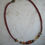 Thumbnail: Rich Red and Amber Necklace