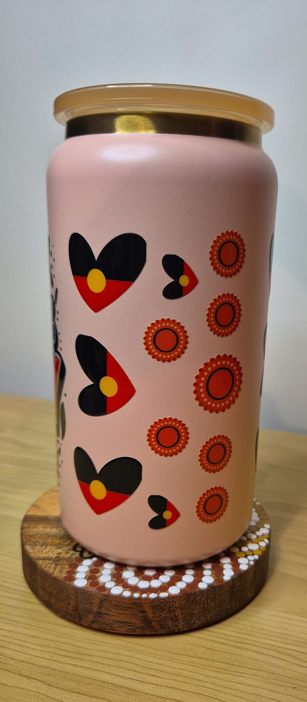 Thumbnail: 100% Deadly Steel tumbler - peach 