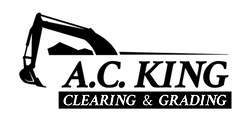 The A.C. King logo with an excavator arm