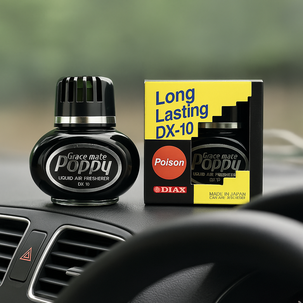 Grace Mate Poppy Poison Liquid Car Air Freshener – 150ml Diffuser Compatible