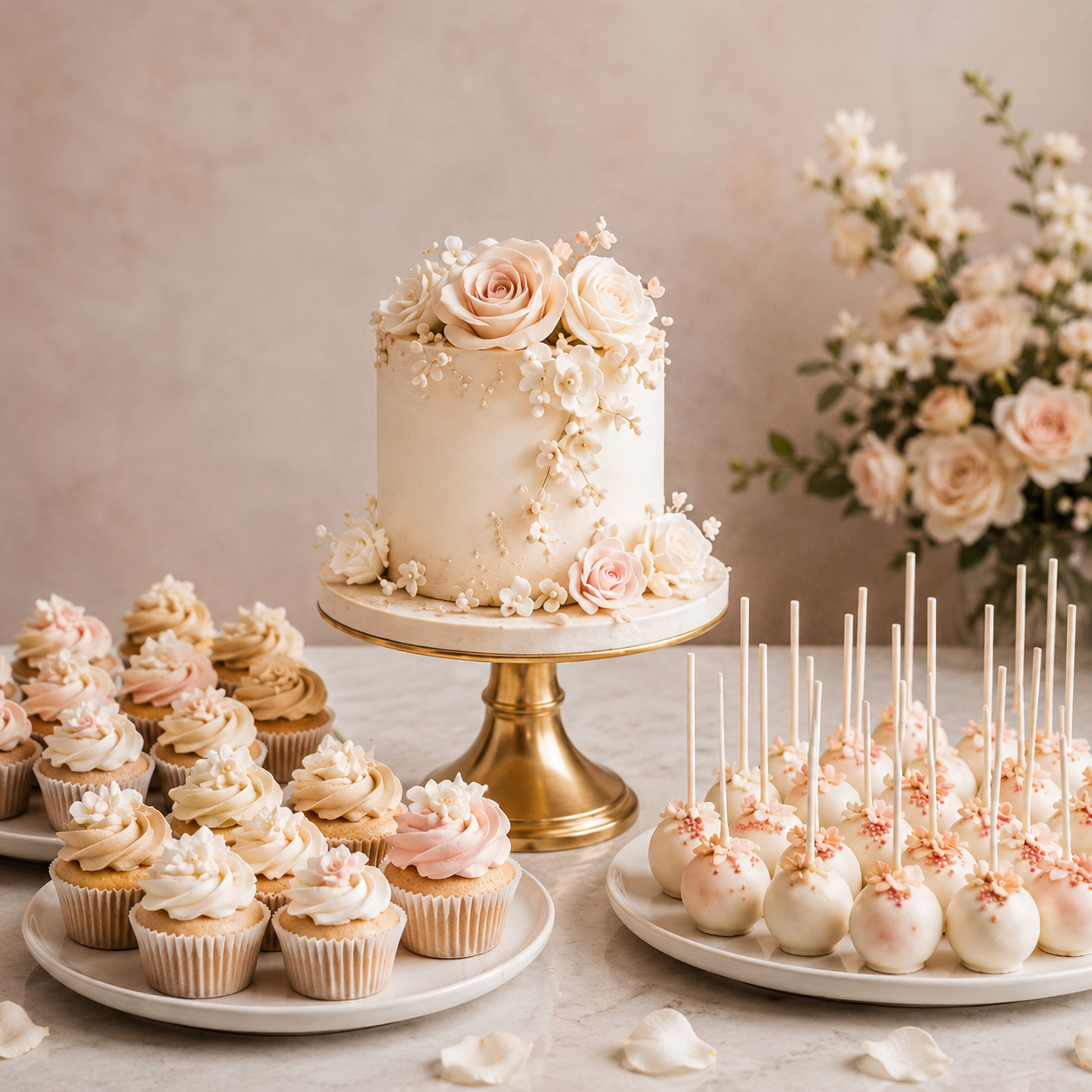 Bruidspakket-ELEGANCE - afgewerkt in fondant