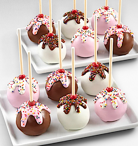 Cake pops in wit en roze met sprinkles – vrolijk, speels en onweerstaanbaar | White and pink cake