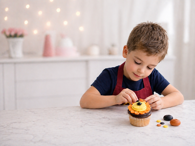 Workshop jungle cupcakes decoreren voor kinderen bij C-Cakes