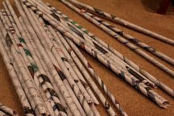 Paper Engineering: newspaper dome