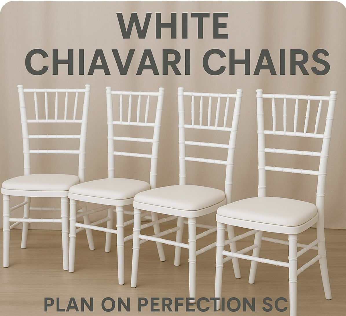 Classic White Chiavari Chairs