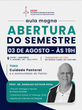 Aula Magna sobre Cuidado Pastoral