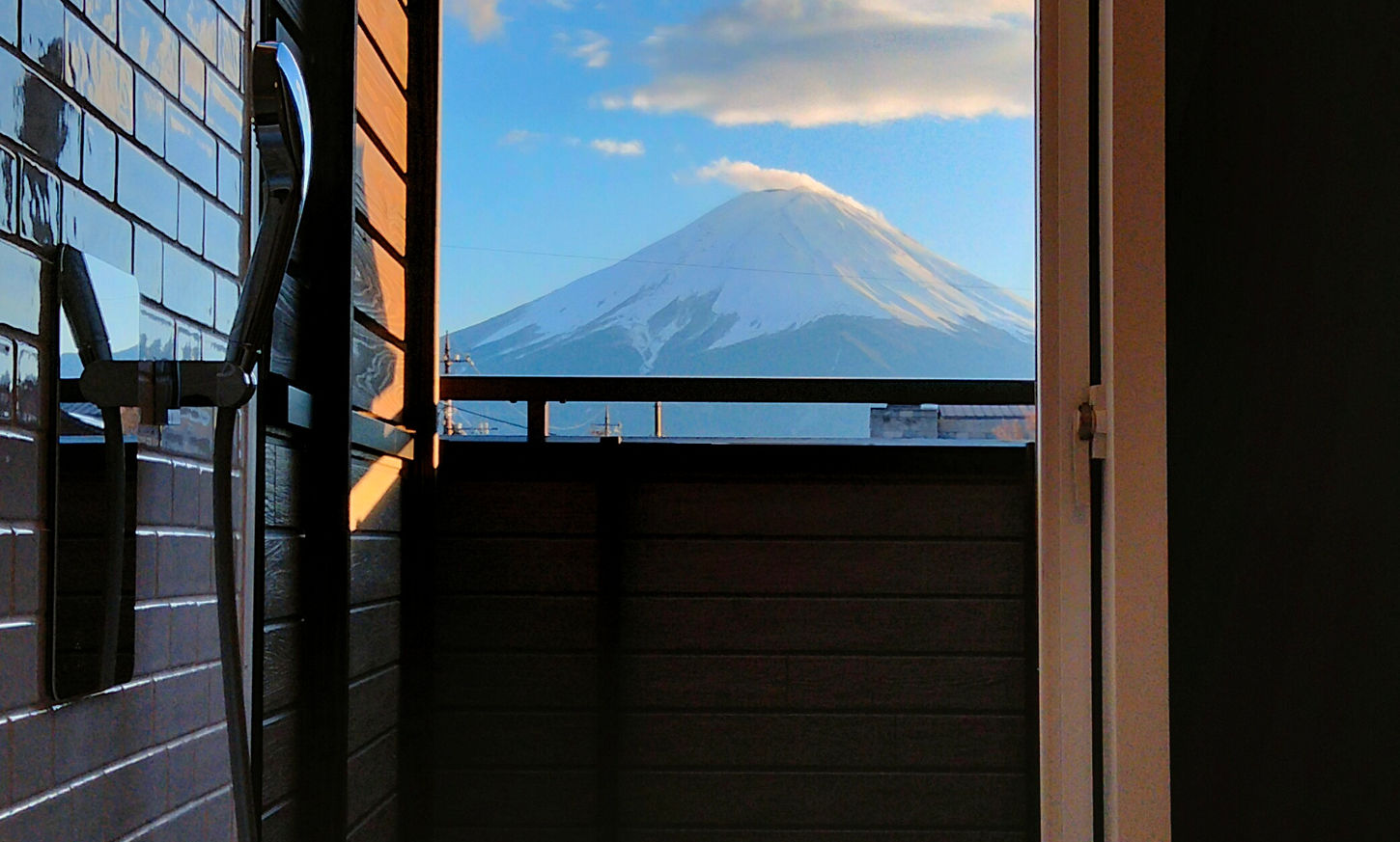 B棟バスタブからの景色