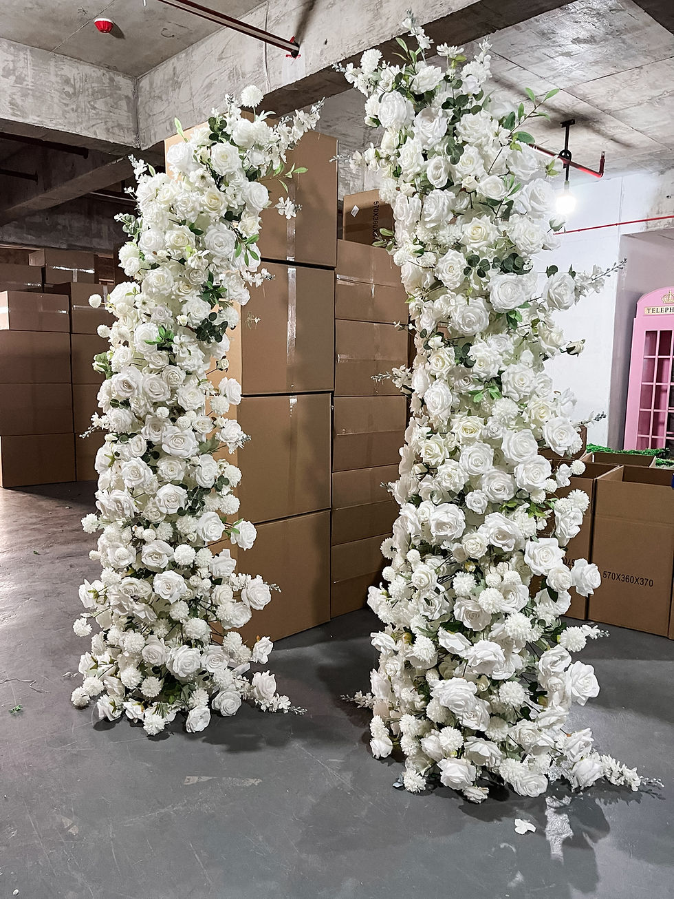 Thumbnail: Floral Pillar Arbor (Arch)