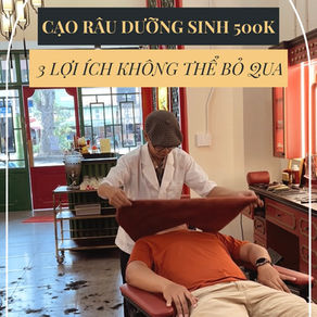 CẠO RÂU DƯỠNG SINH HOT TOWEL VÀ NHỮNG LỢI ÍCH