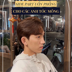 UỐN MÁI PHỒNG SIDE PART CÓ LÀM TÓC DÀY LÊN KHÔNG?