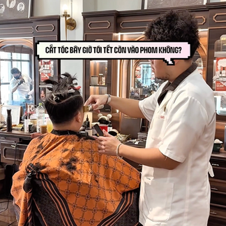 uốn tóc Tết, cắt tóc Tết, nhuộm tóc Tết tại highfive barbershop, khi nào làm tóc Tết?