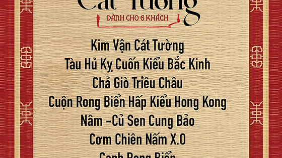Mâm Chay Cát Tường