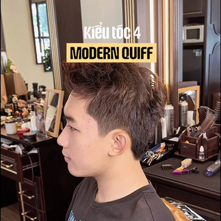 những kiểu tóc nam đẹp dịp tết 2026, kiểu tóc Ivy Mullet, Kiểu tóc Messy Quiff uốn, kiểu tóc Curly