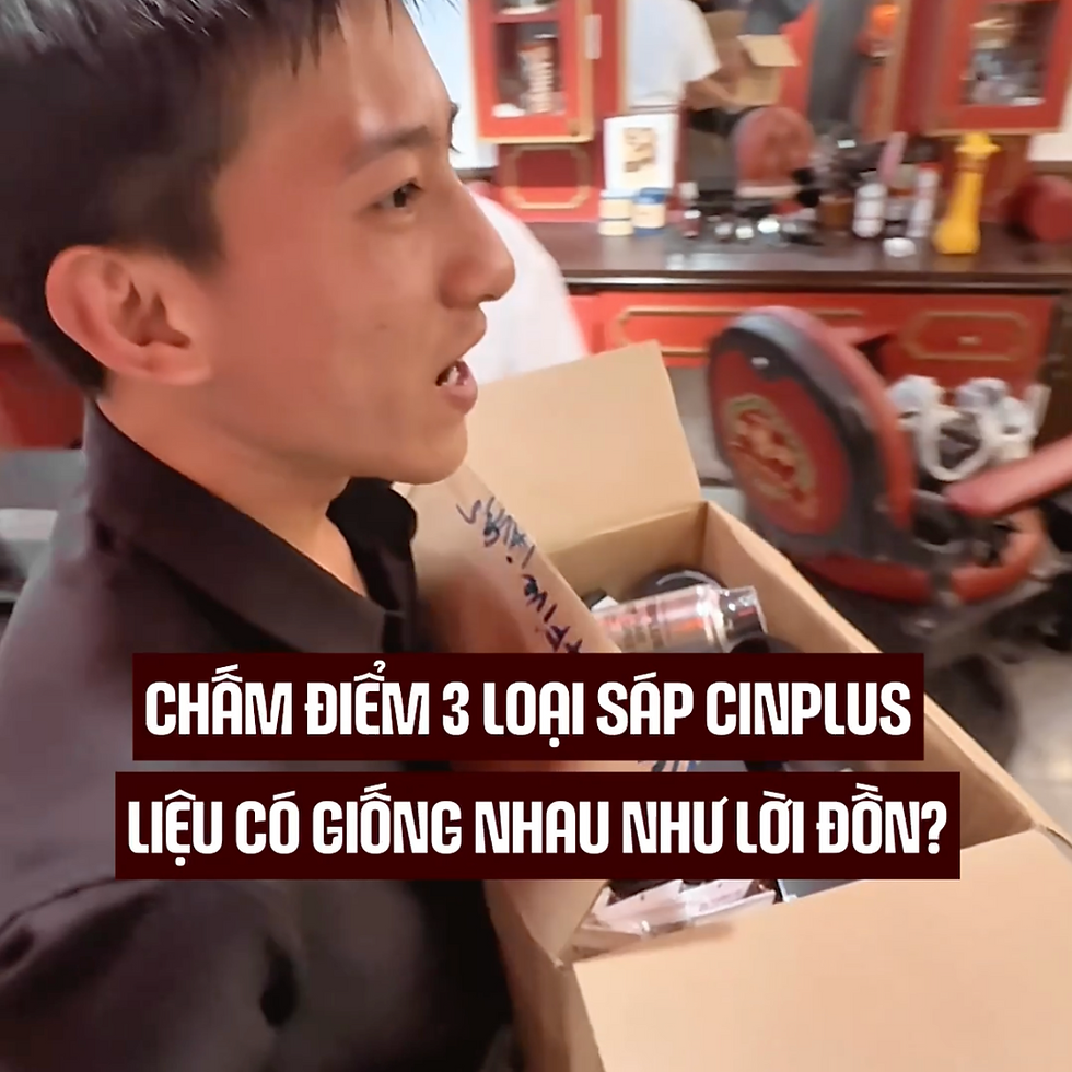 SO SÁNH CHI TIẾT NHẤT VỀ 3 LOẠI SÁP CINPLUS: CINPLUS X - CINPLUS RIGHT - CINPLUS ELITE