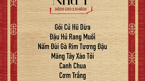 Mâm Chay Như Ý
