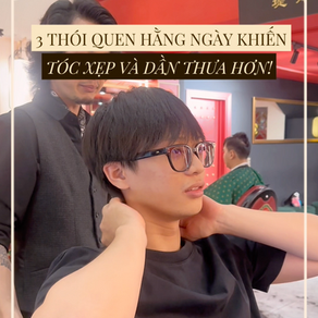 3 THÓI QUEN HẰNG NGÀY VÔ TÌNH KHIẾN TÓC KẸP LÉP VÀ THƯA DẦN.