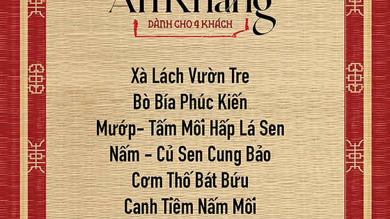 Mâm Chay An Khang