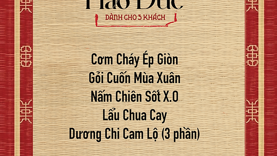 Mâm Chay Hảo Đức