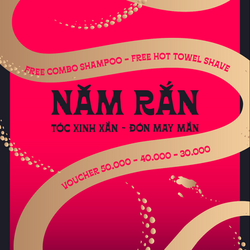 ƯU ĐÃI CẮT TÓC TẾT - NĂM RẮN, TÓC XINH XẮN - ĐÓN MAY MẮN!