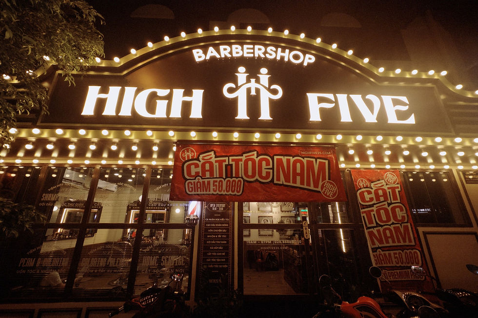 TIỆM TÓC CỔ ĐIỂN GIỮA TÂN BÌNH - HIGHFIVE BARBERSHOP CÓ GÌ ĐẶC BIỆT