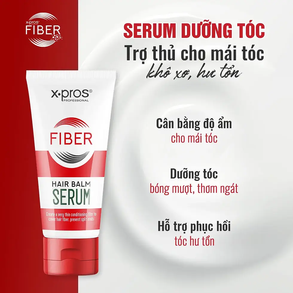 Serum Dưỡng Tóc X.pros Fiber 60ml – Phục Hồi Tóc Hư Tổn & Khóa Ẩm Tức Thì  Giải pháp chăm sóc tóc chuyên sâu công nghệ Fiber 