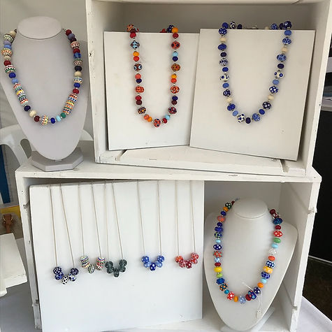 My Glass Beads display