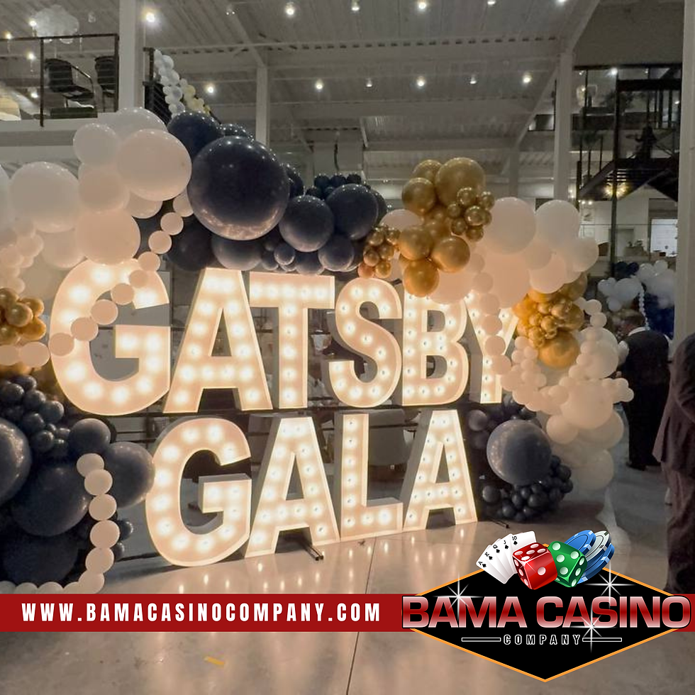 A Glamorous Great Gatsby Casino Night with Harlan’s Place Foundation in Santa Rosa Beach