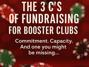 How Booster Clubs Can Win Big With Casino Fundraisers: The Power of the 3 C’s