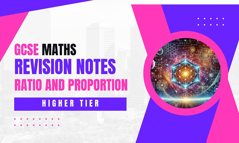 Thumbnail: GCSE Maths Ratio and Proportion Revision Notes: Higher Tier