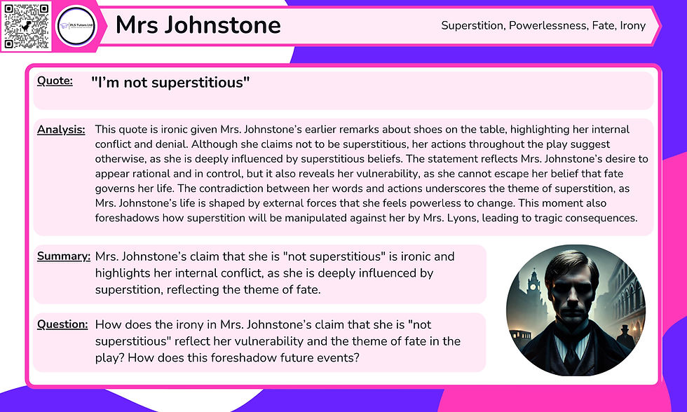 Thumbnail: GCSE English Lit 30+ Blood Brothers Quotes With Grade 9 Analysis Per Quote